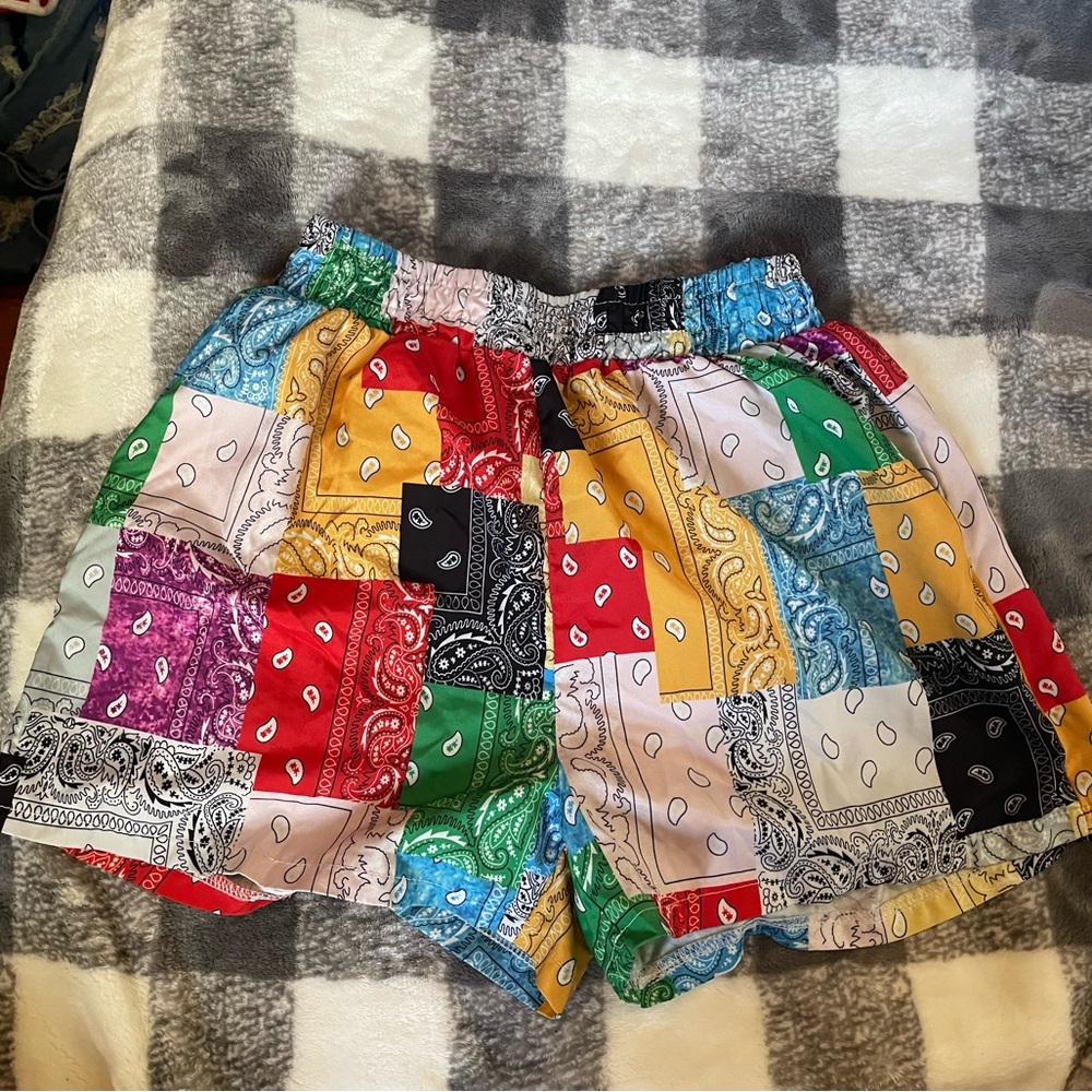 Bandanna Print Shorts